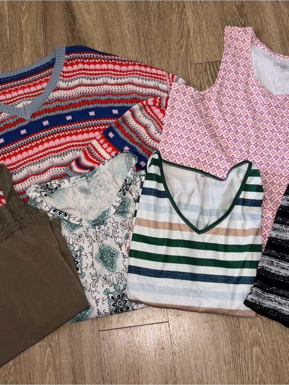 Plus Size Tops Bundle 1X 2X SHEIN Y2K Cottagecore Boho Colorful A70